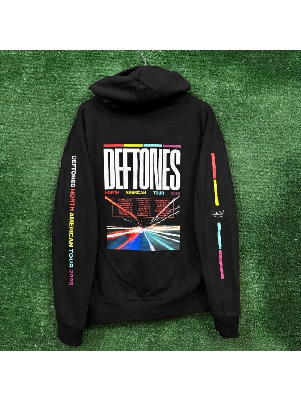 Deftones North American Tour Nu Metal Band Hoodie Size Medium